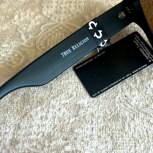 Brand New True Religion Mirrored Shield Aviator Mens Sunglasses Matte Black - Picture 11 of 16